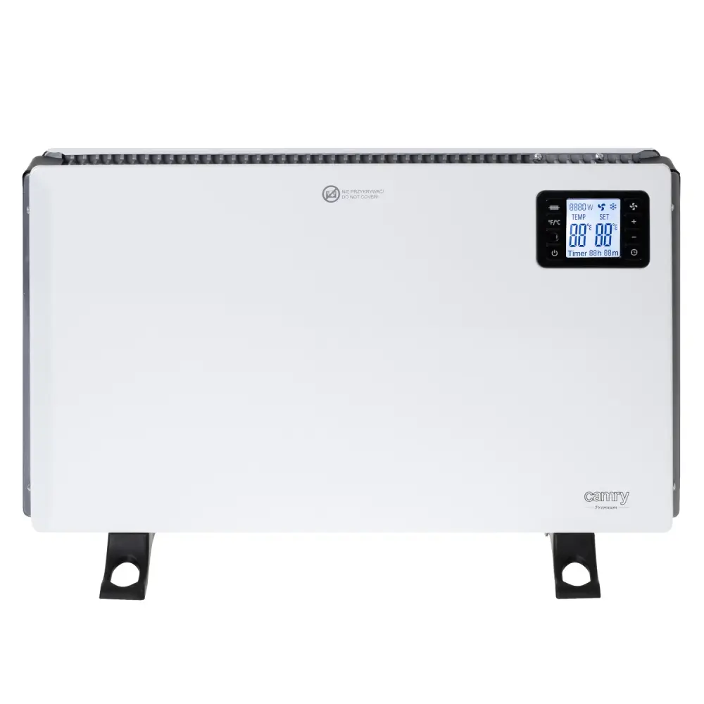 Camry convector heater, power 2000W, LCD panel, remote control, timer, thermostat, CR 7739