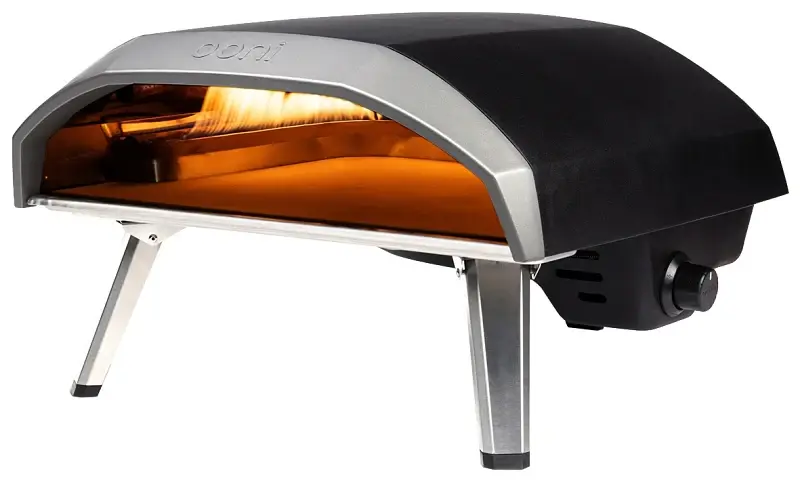 Ooni Koda 16 UU-P0AB00 Pizza Oven, 25 W, 23.2 D, 14.7 H, Propane, 29,000 Btu, Carbon Steel, Ebony