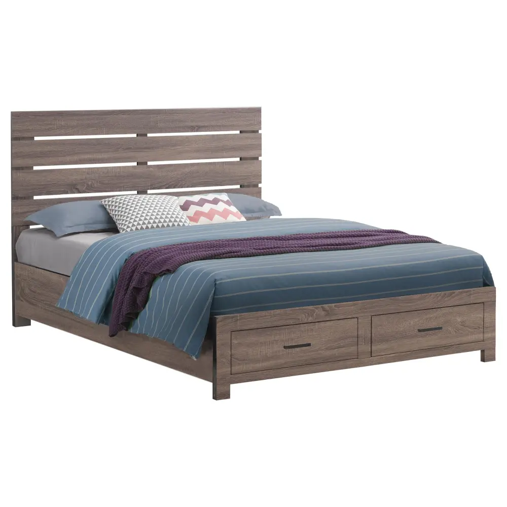 Diamond Modern Furniture COA Brantford King Panel Bed Storage 207040KE
