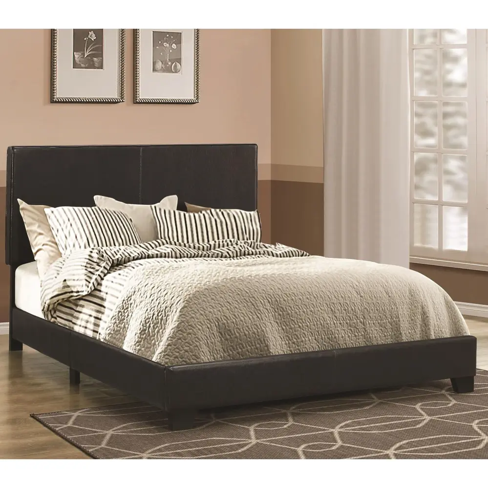 Diamond Modern Furniture COA Dorian Full Upholstered Panel Bed 300761F