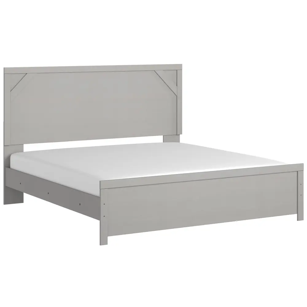 Diamond Modern Furniture Exclusive Design Cottonburg King Panel Bed B1192-72/B1192-97