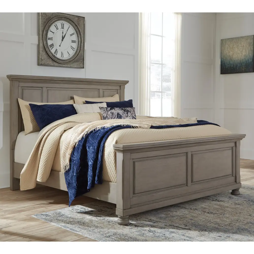Diamond Modern Furniture Exclusive Design Lettner King Panel Bed B733-58/B733-56/B733-97