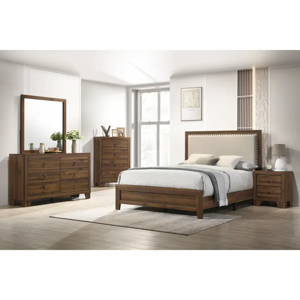 Diamond Modern Furniture CM Millie King Panel Bed B9255-K-BED