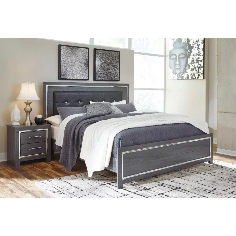 Diamond Today's Furniture Exclusive Design Lodanna King Panel Bed B214-58/B214-56/B214-97