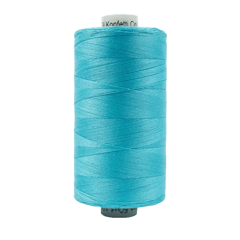 Konfetti 1000m 50wt - MED-PEACOCK-BLUE