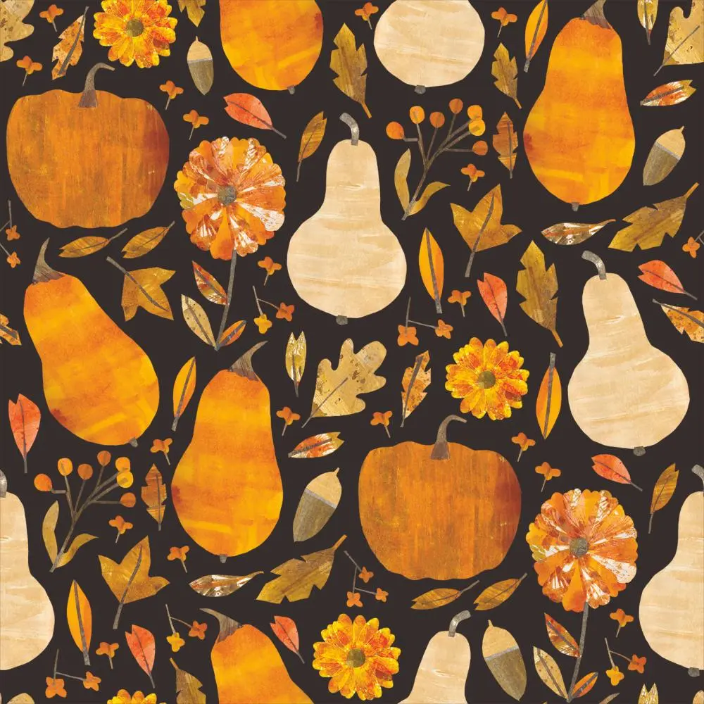 Pumpkin Party Beverage Napkins 50 Count Plates