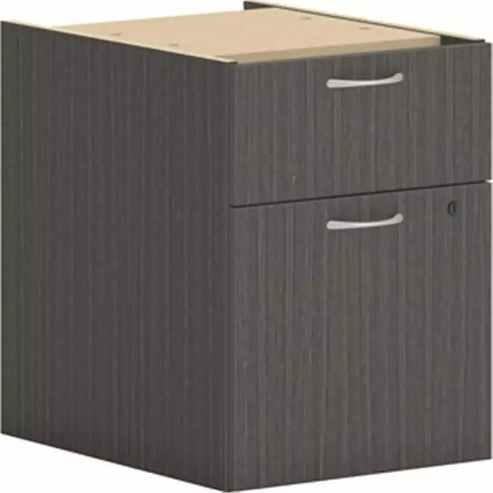 HON 15 Inch 2 Box File Mod Desk Component Pedestal Hanging Drawer Teak
