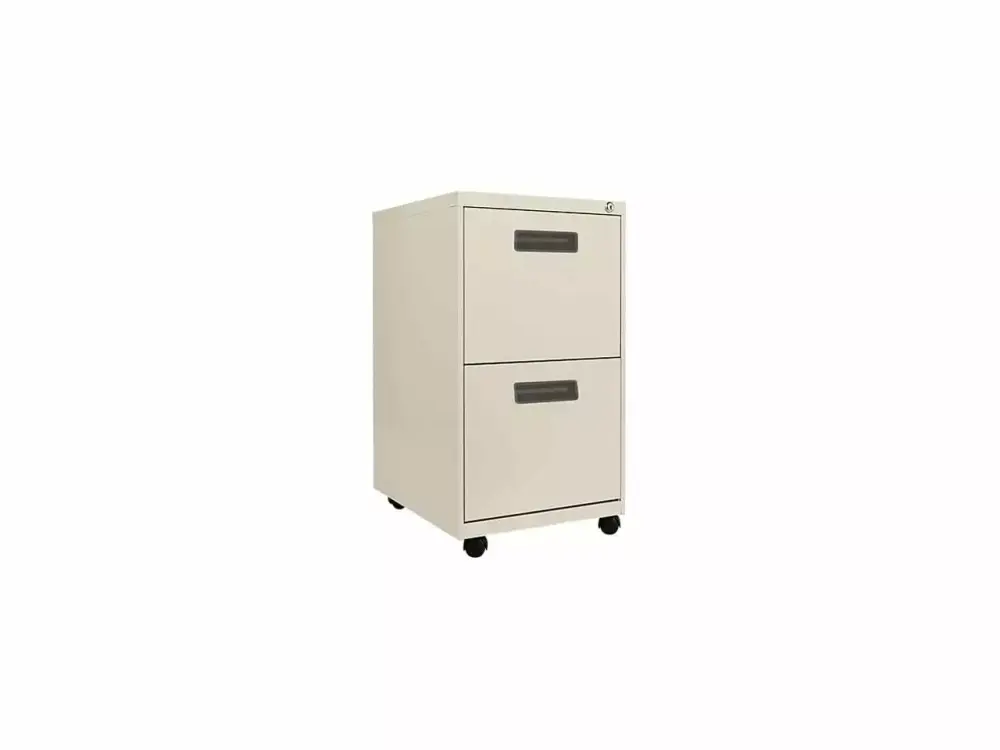 Alera PA54-2820PY Two-Drawer Mobile Pedestal File 15-7/8w x 19-3/4d x 28-1/4h Putty