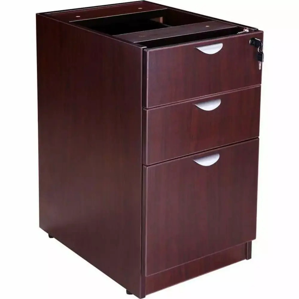 Deluxe Pedestal File Box Mocha 16x22in Office Storage SeatSolutions