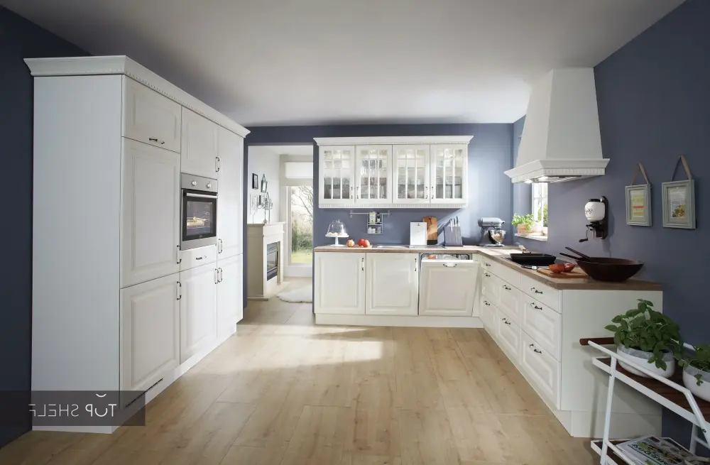 nobilia corner kitchen / corner kitchen Castello 390 Magnolia matte 360x250+180 cm configurable ,