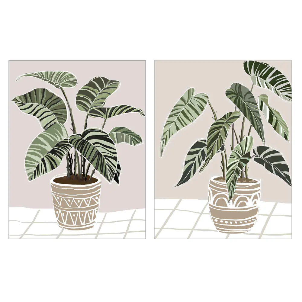 Canvas Plant Image, 21" x 27" (Choice Between 2 Models)