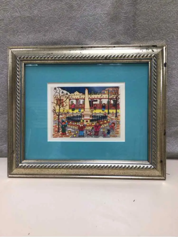 Premium Gallery-Quality WINTER STREET SCENE PIC