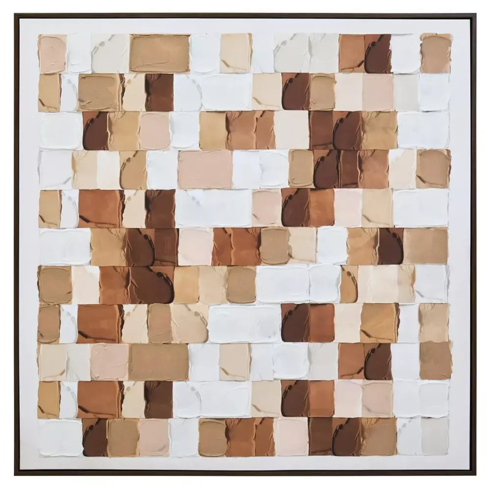 Astratto Textured Wall Art Neutral Tones