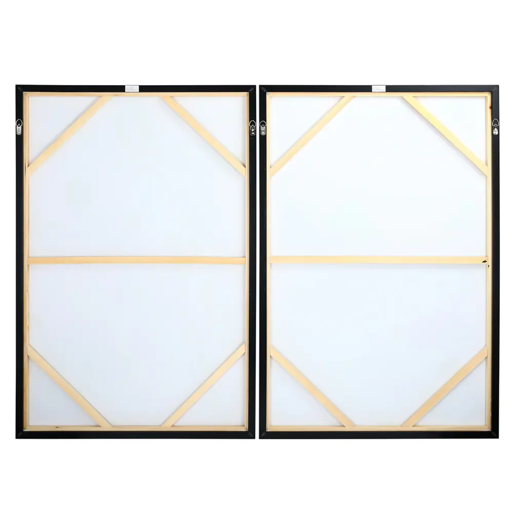 Impasto Brushstrokes Set 2 Framed Sailcloth Wall Art