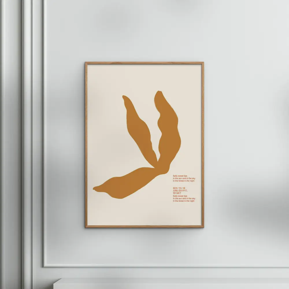 Premium Gallery Quality Poster Club x Lucrecia Rey Caro - Salty Lips
