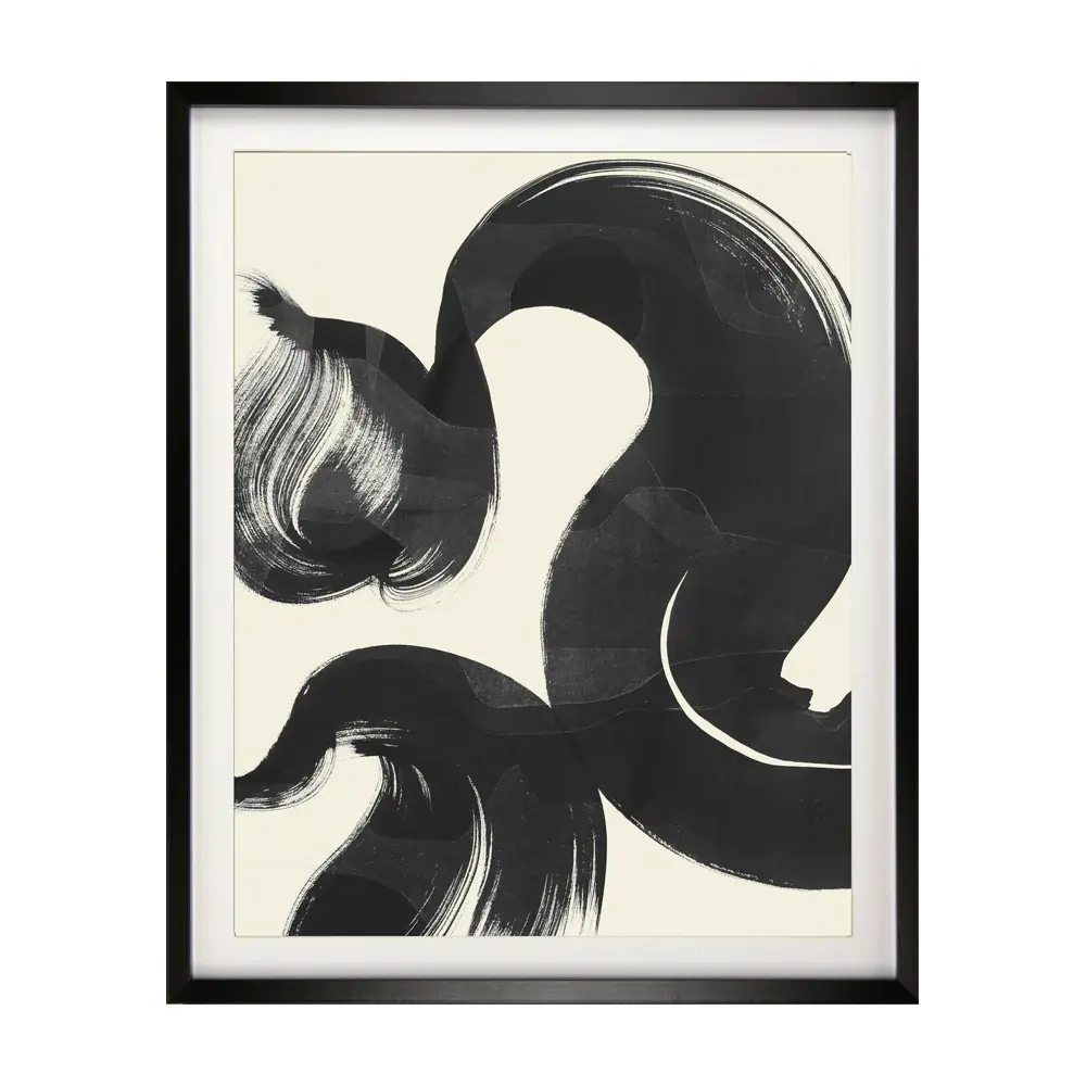 Sea Change III' - Framed & Mounted Glazed Print - 60.5x49cm
