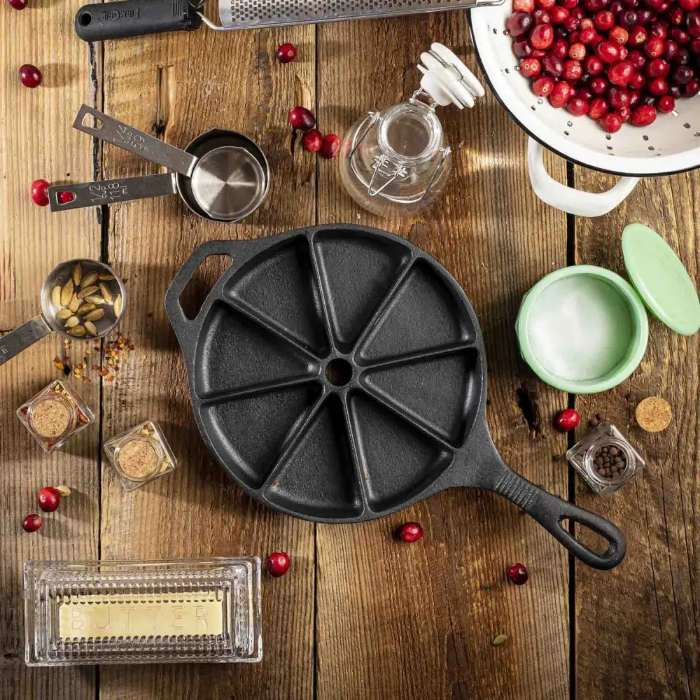 Cast Iron Cookware Corn Bread Skillet Handle