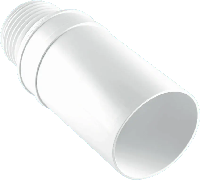 McAlpine MAC-EXTC Customizable Length Straight Extension MACFIT WC Connector