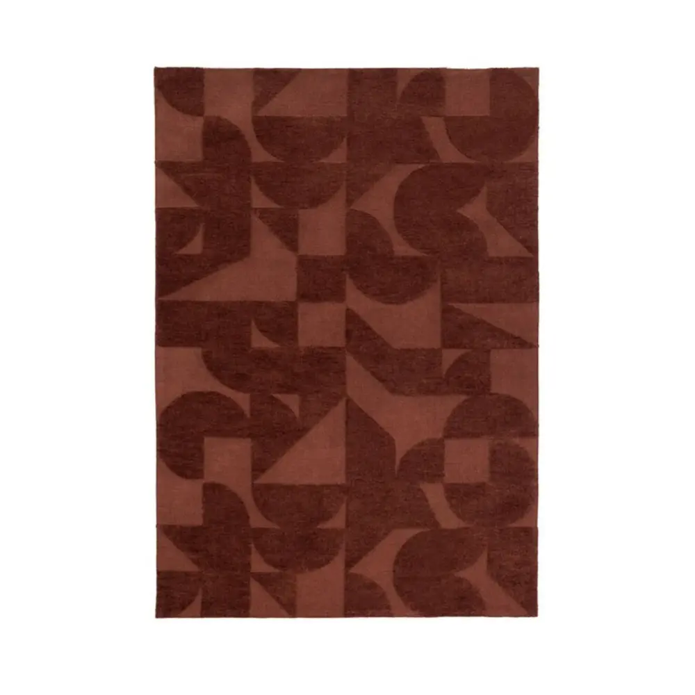 Collide Rug 160x230cm - Nutmeg