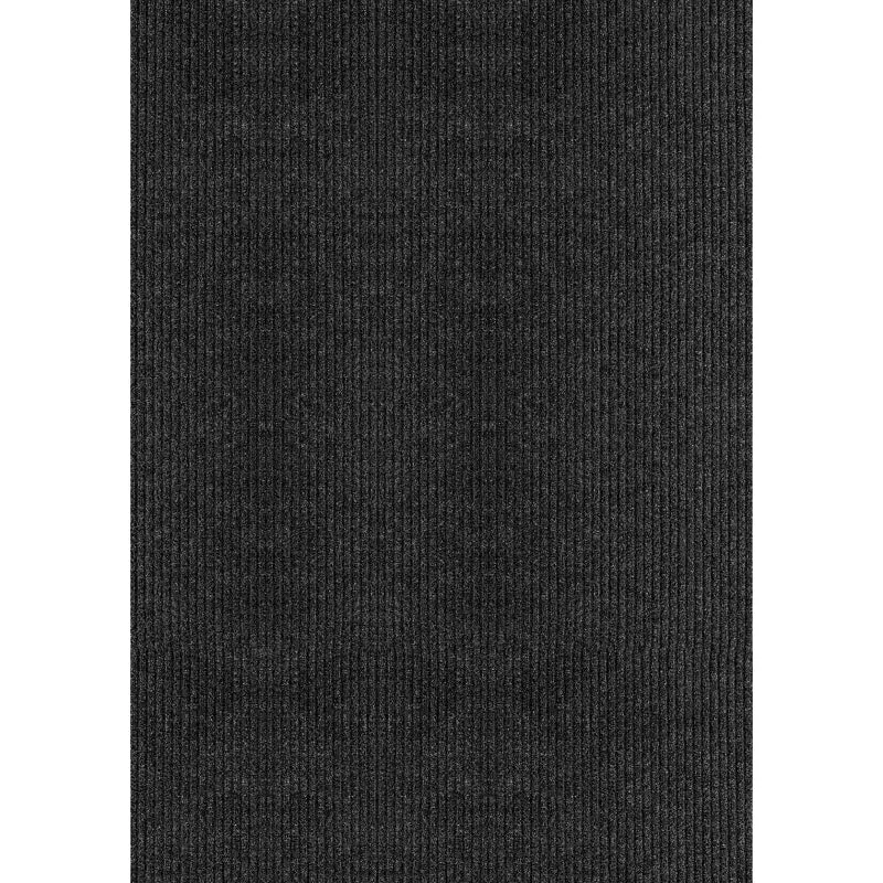 Multy Home MT1000165 Mat, 6 ft L, 4 ft W, Runner, Cocord Pattern, Modern fabric Rug, Charcoal