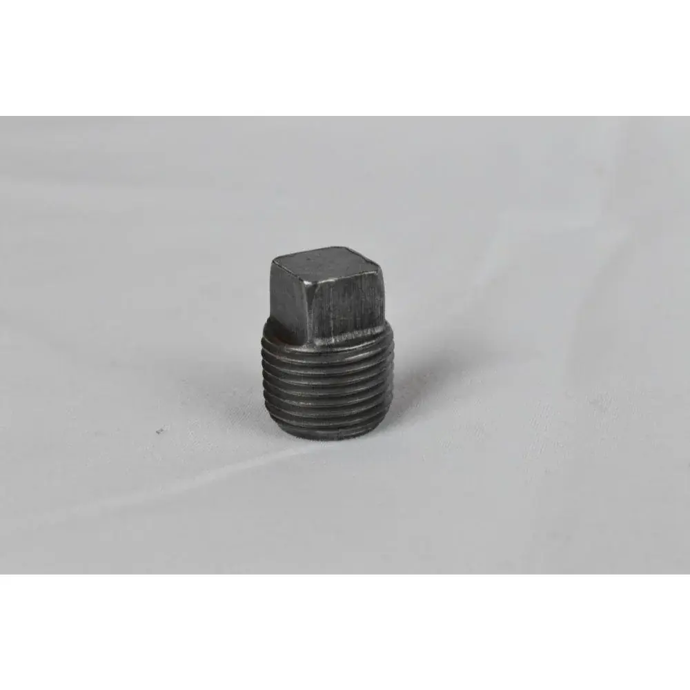 2" DOMESTIC EBONY MALLEABLE IRON SQUARE HEAD PLUG-USA