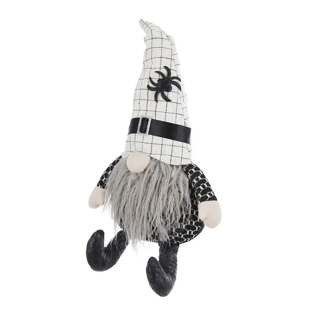Sitting Gnome Hat Spider, Halloween Decor