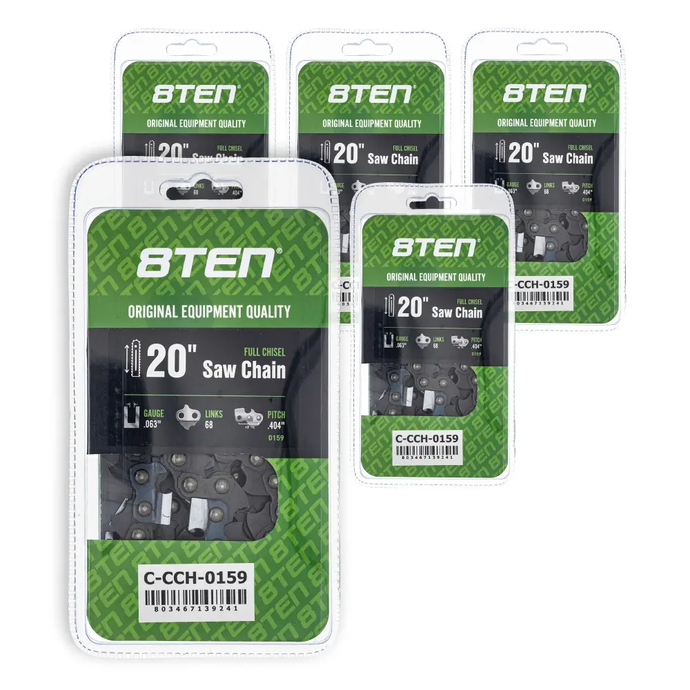 Chainsaw Chain 20 Inch .063 .404 68DL Husqvarna Stihl Solo Dolmar 39460050068 | 5-PACK
