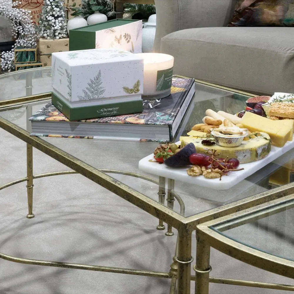 Andria Oval Coffee Table Adjust