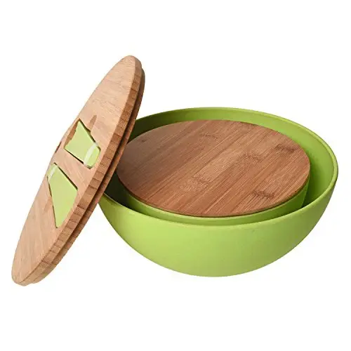Bamboo Salad Bowl Adjust