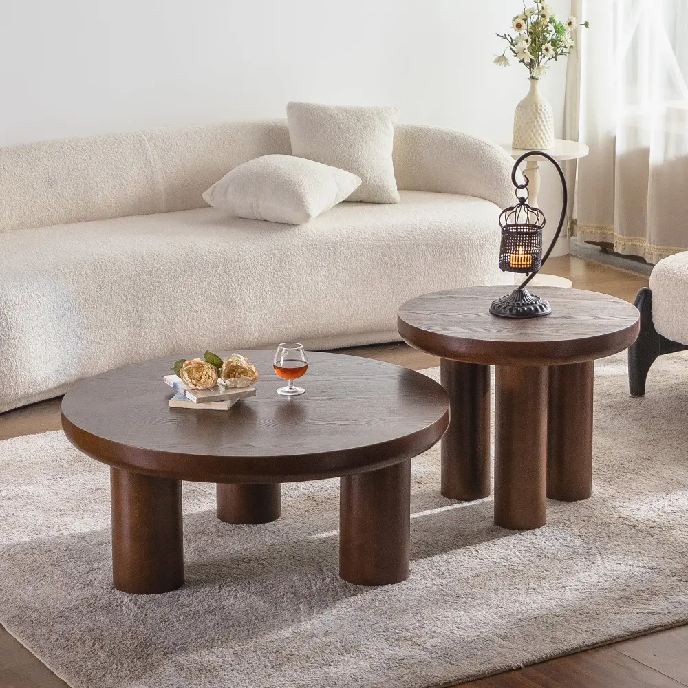Blend Nesting Round Coffee Table Set（Flexible sales） #25022