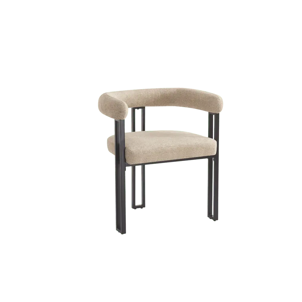 Bloom Set 2 Dining Chairs (Crib 5) - Oatmeal Soft Weave