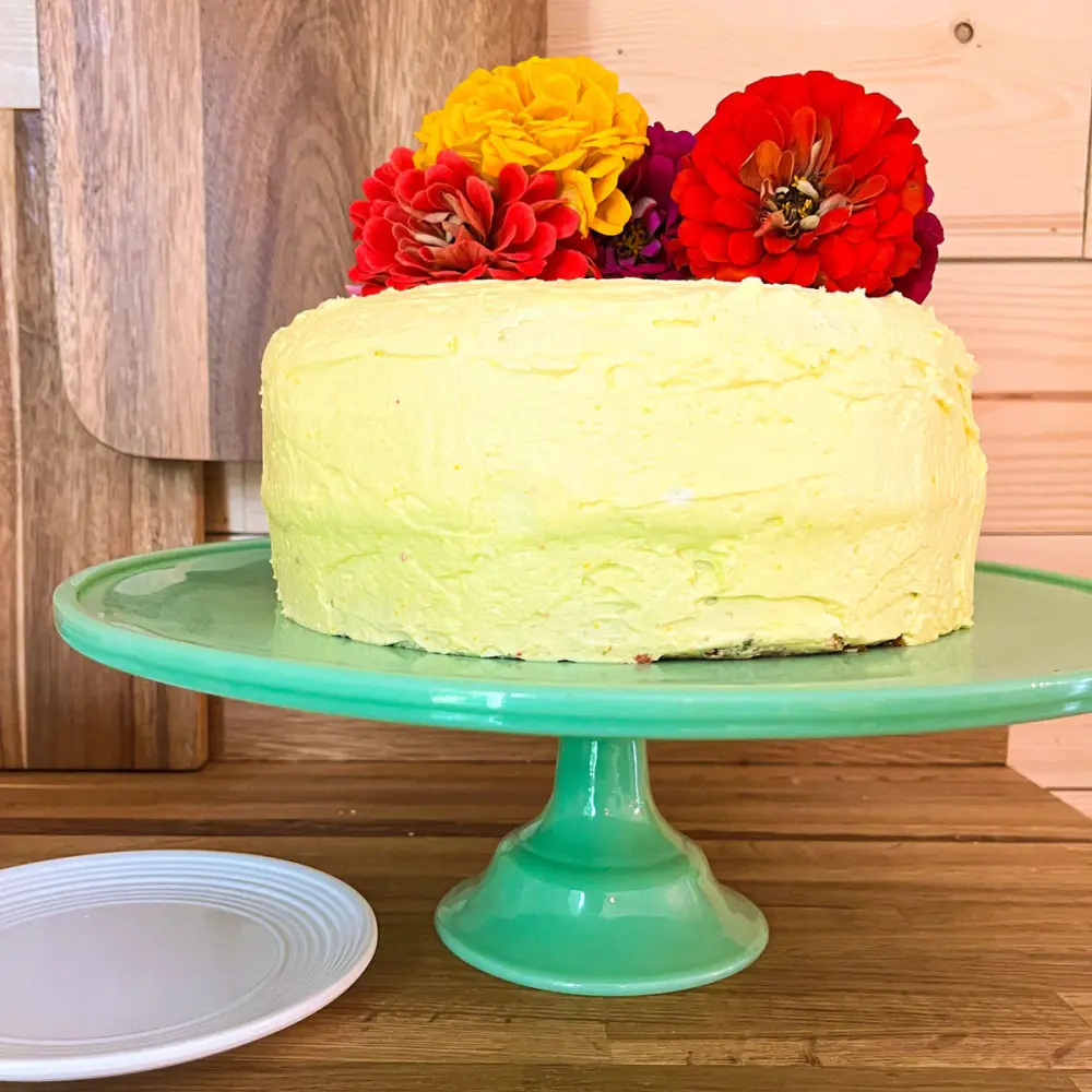 Jadeite Cake Stand