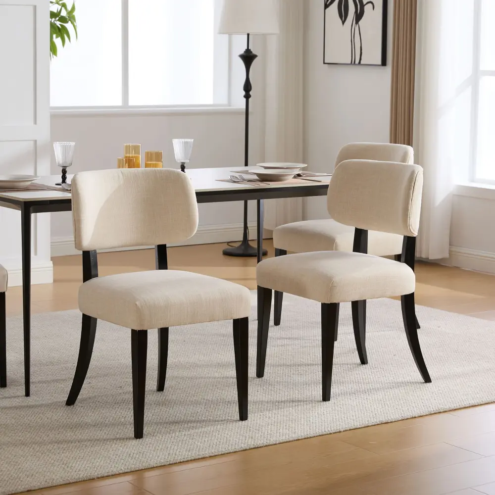 Kitchen Dining Chairs place 2) - Cream