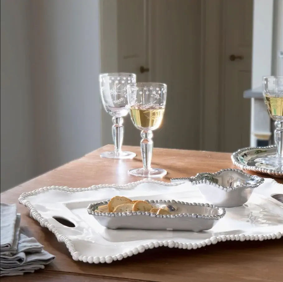 Vida Alegria Rectangular Tray w/ Manages