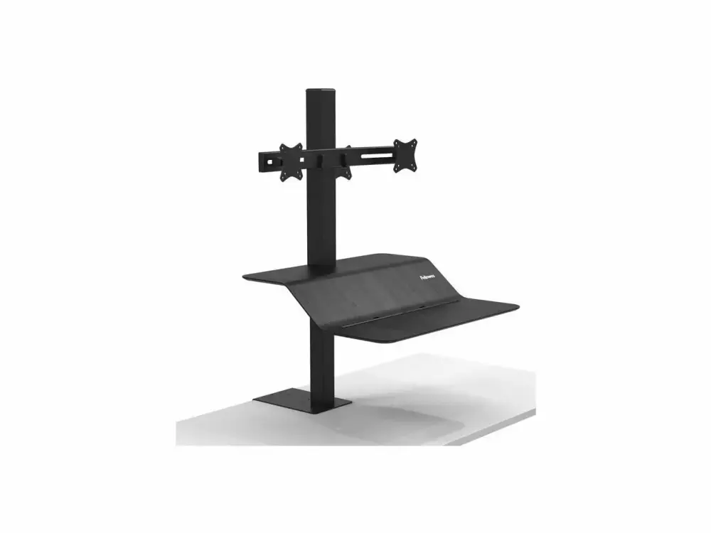 Fellowes 8082001 Lotus VE Sit Stand Workstation Black