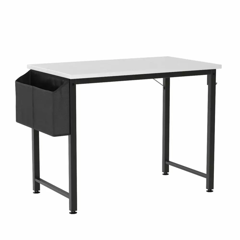 WM Small Computer Desk 31 Inch Writing Table Storage Bag Headphone Hook FHWM-C
