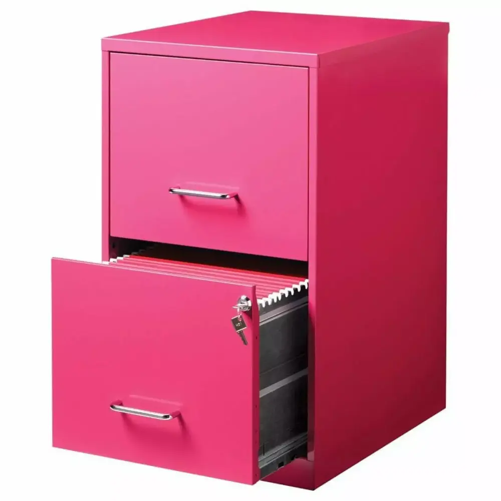 Value Pack Set 2 Pink 2 Drawer File Cabinets Home Office Organization Home Square