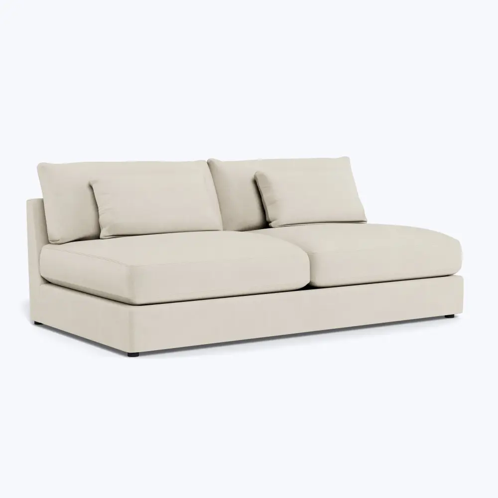 Chair Caster Wheel Delancey Armless Sofa