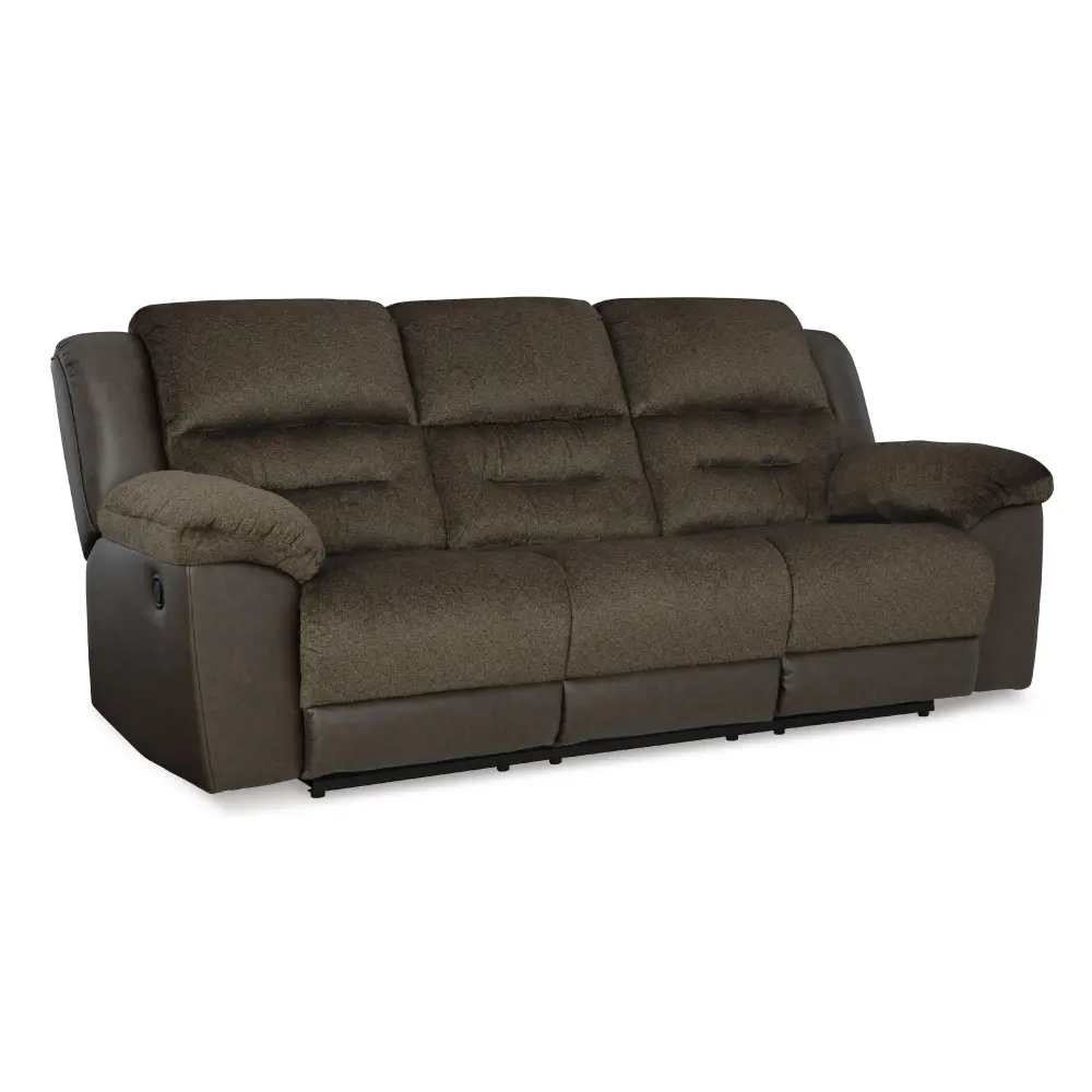 Diamond Modern Furniture Exclusive Design Dorman Reclining Fabric and Leather Look Sofa 9460888