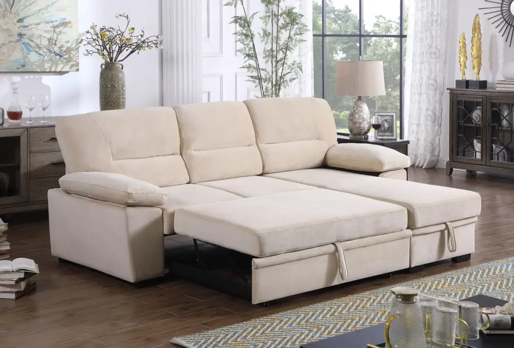 Kipling - Flippable Sleeper Sectional Sofa Chaise