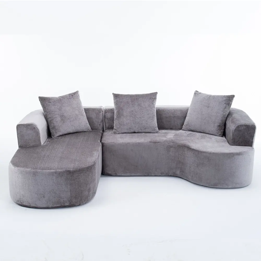 Modular Sectional Sofa L Shape Chaise Deep Seat