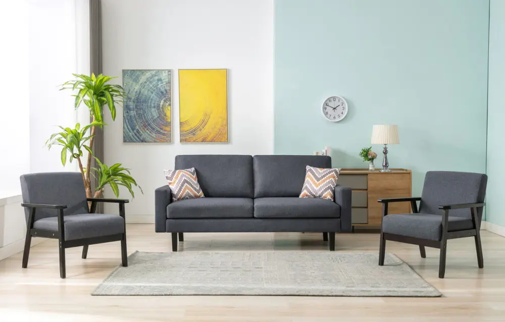 Bahamas - Sofa Place 2 Throw Pillows