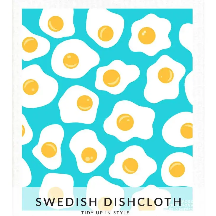 Eggs Swedish Dishcloth
