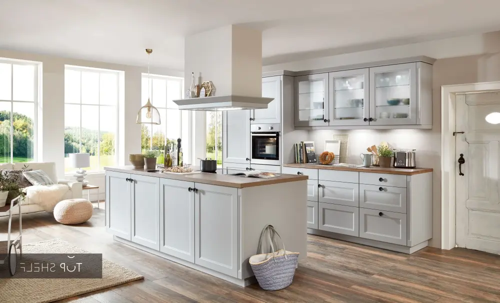 nobilia kitchen kitchen island Cascada 772 Steingrau 300+240 cm configurable -