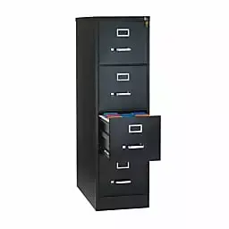 Vertical File Cabinet 4-Drawer Office and Home Document Storage Hirsh