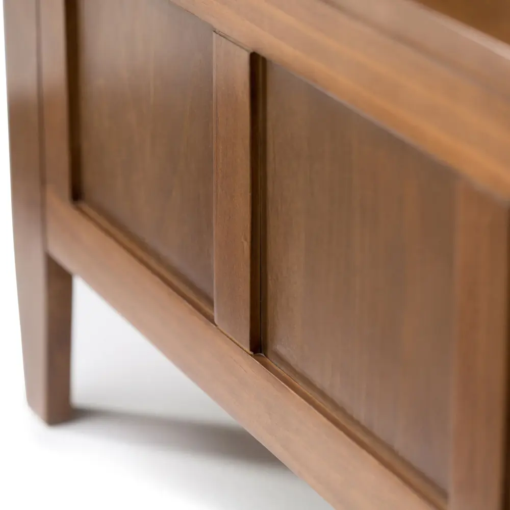 Brooklyn - Entryway Storage Bench - Medium Saddle Chestnut