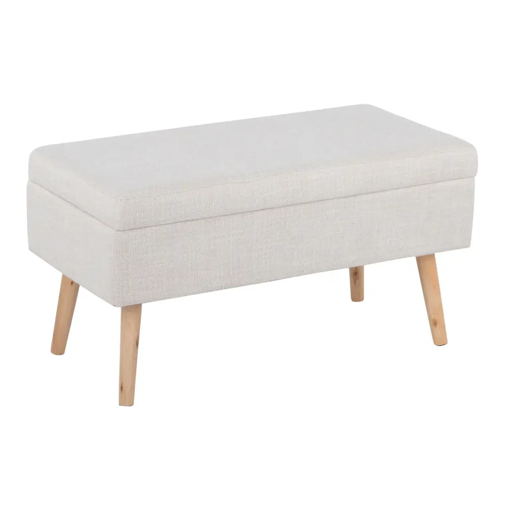 Versatile Storage Contemporary Bench Industrial Style