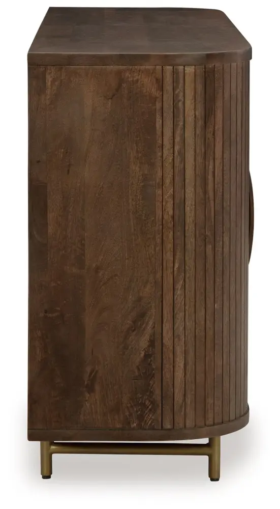 Amickly - Accent Cabinet - Dark Cocoa