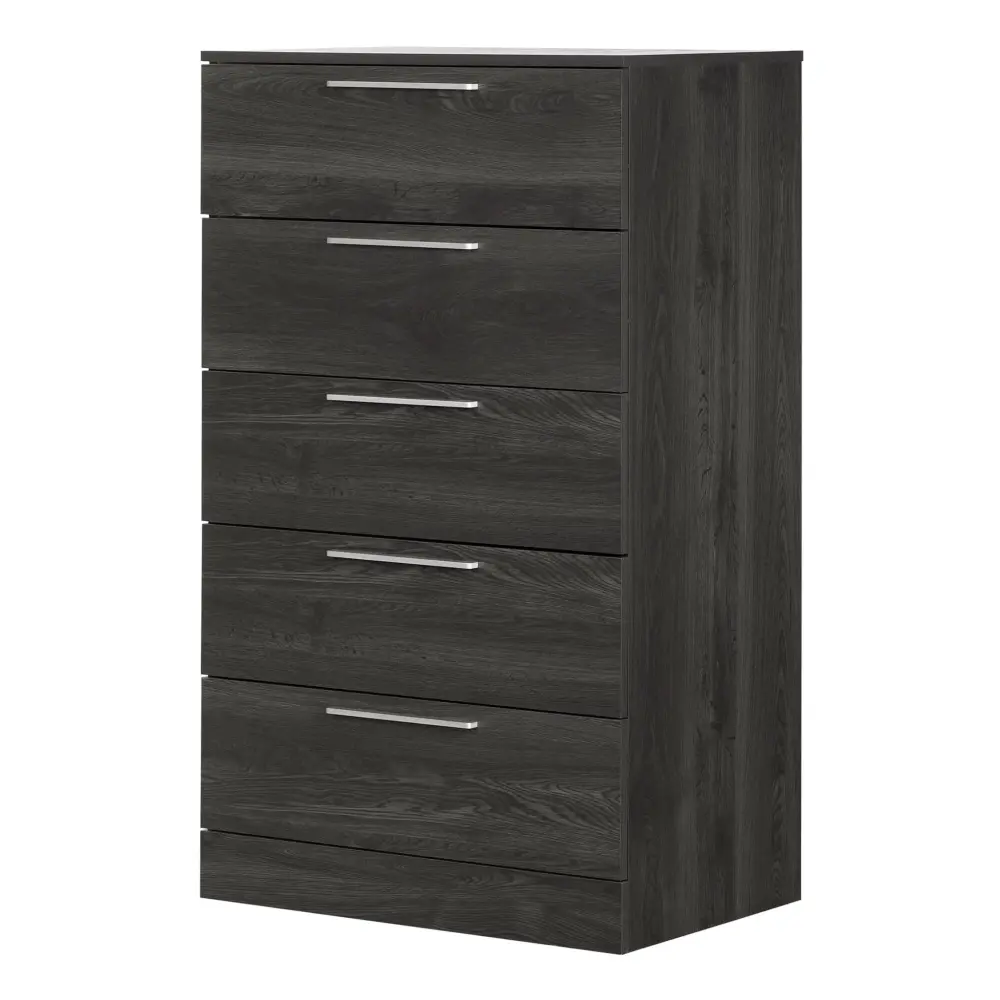 5-Drawer Chest - Step One Essential - Graphite Oak