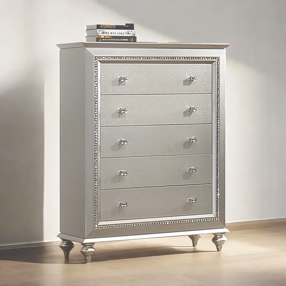 Kaitlyn - Chest, Graceful Design | Solid Wood | Removable Cushion